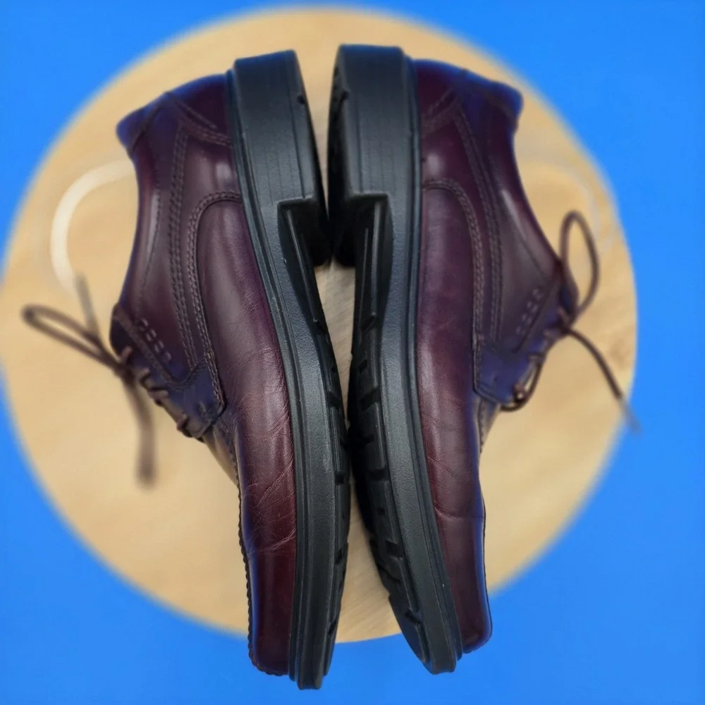 Ecco Helsinki Shoes Oxfords Dress Cordovan/Brown Leather Men's‎ US 7-7.5 EU 41